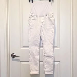 White Maternity Skinny Jeans